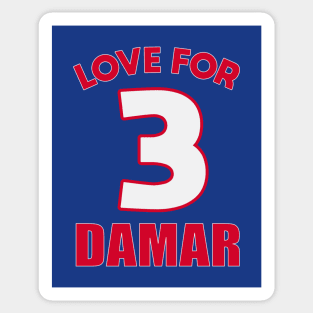 Love for Damar Sticker